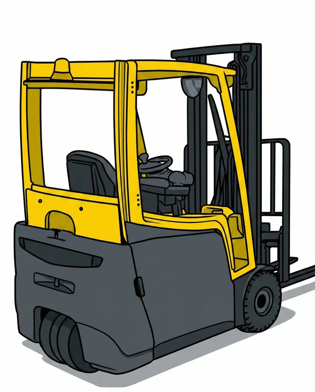 Gegengewichtsstapler - Bild 1