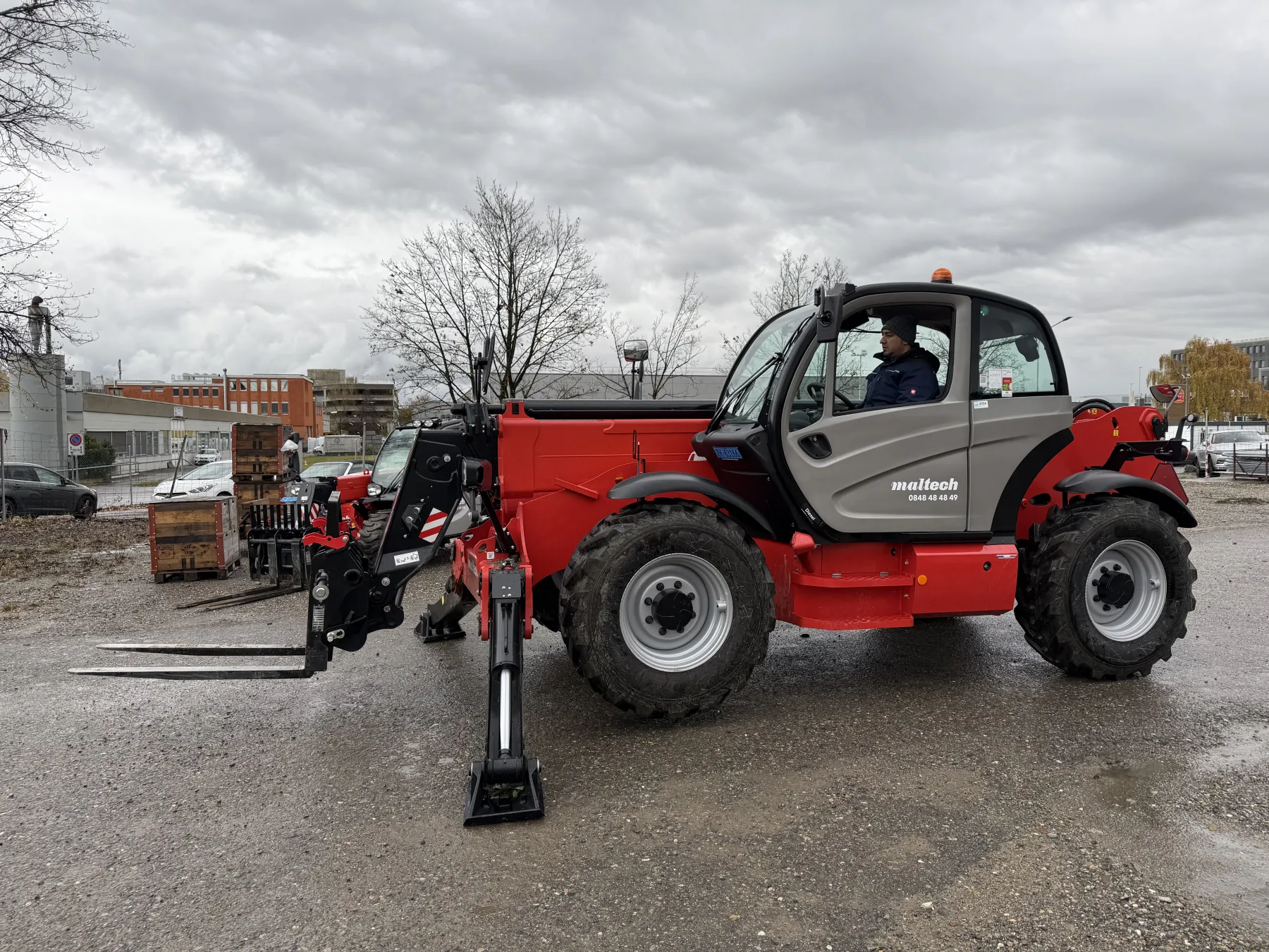 Teleskopstapler im Praxiseinsatz